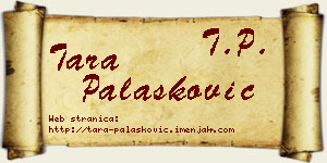 Tara Palasković vizit kartica